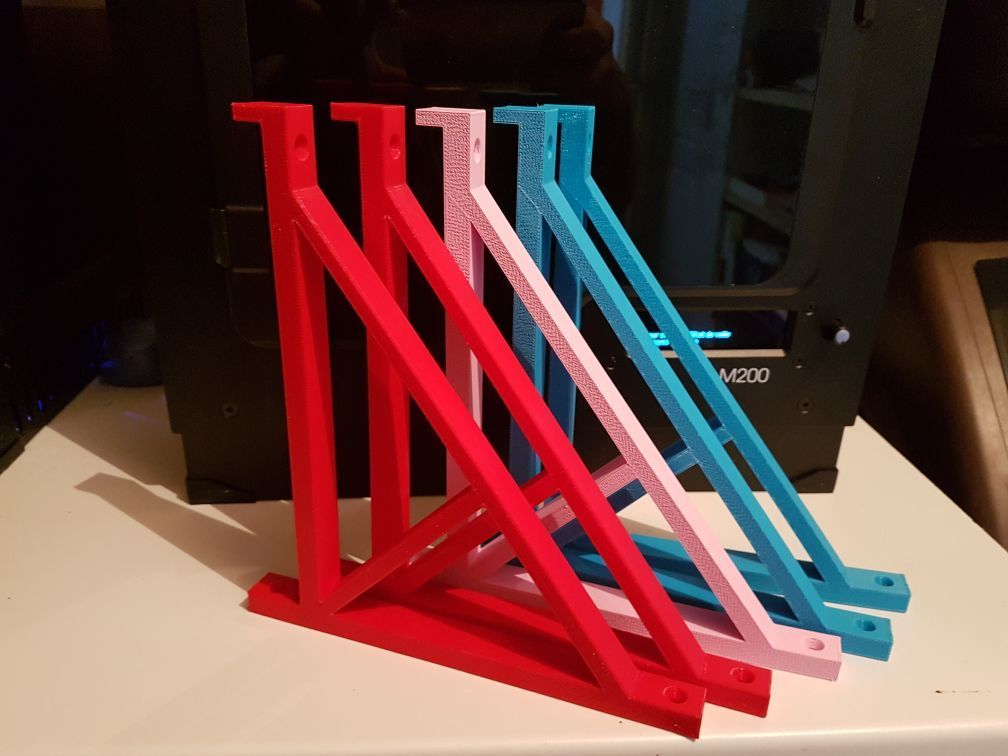 Fichier STL gratuit équerre tablette mural 🍽️ ・Objet imprimable en 3D à ...