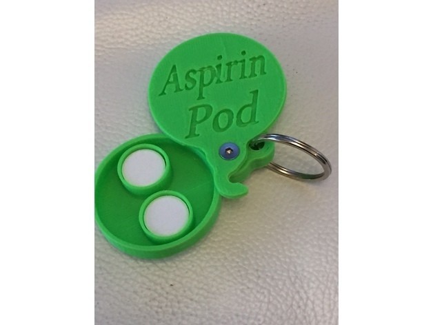 Free STL file Aspirin Pod (THIS COULD SAVE YOUR LIFE) 💾 ・3D printer ...