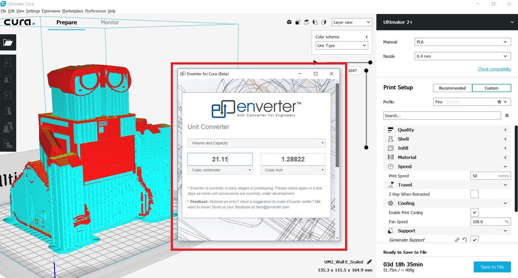 Custom supports для cura. Ретракт в cura. cura для 3д принтера.