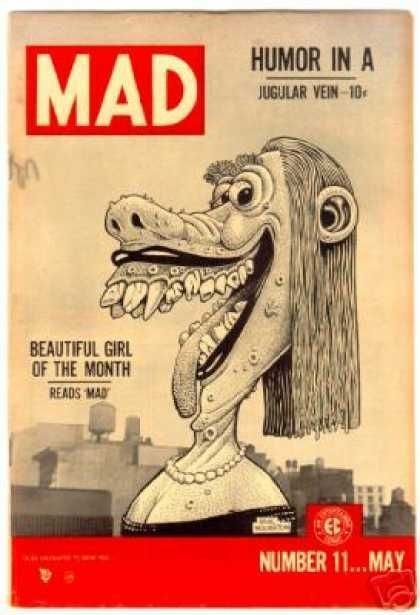 Basil Wolverton Lena the Hyena 限定 フィギュリン 🐾 Lena the Hyena, Mad #11, May 1954 - Basil Wolverton・Free STL