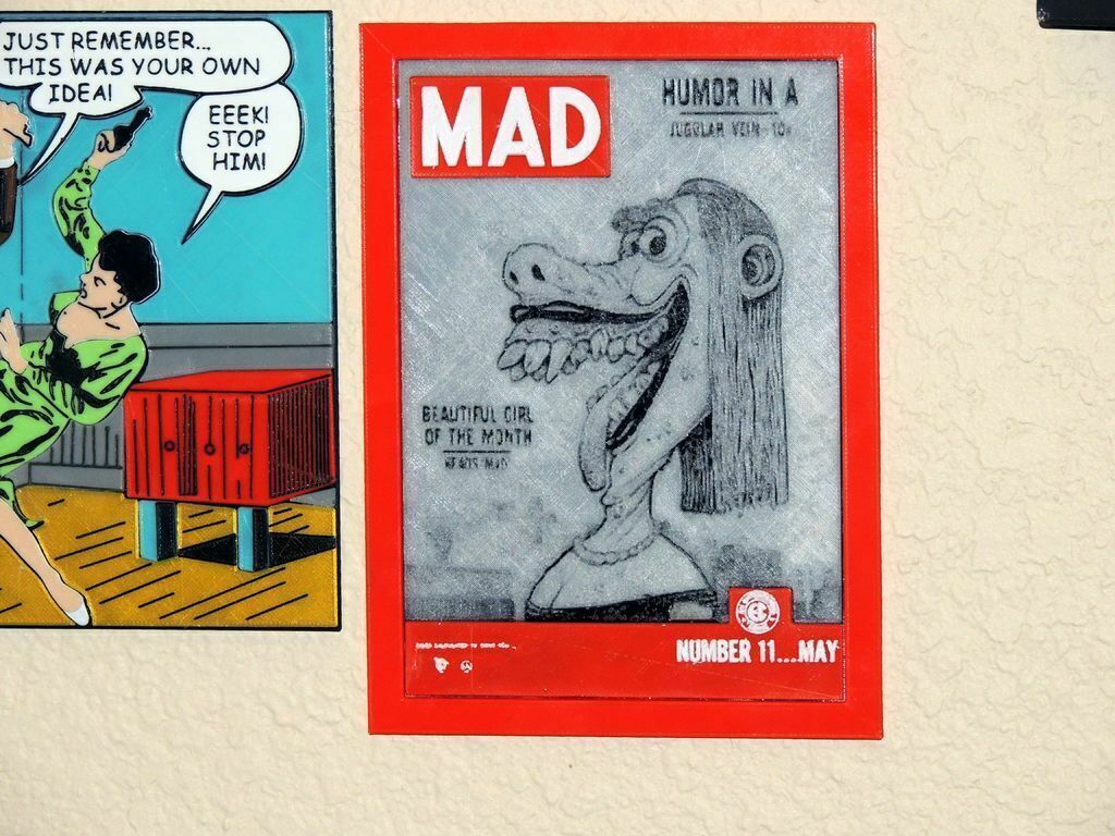 🐾 Lena the Hyena, Mad #11, May 1954 - Basil Wolverton・Free STL