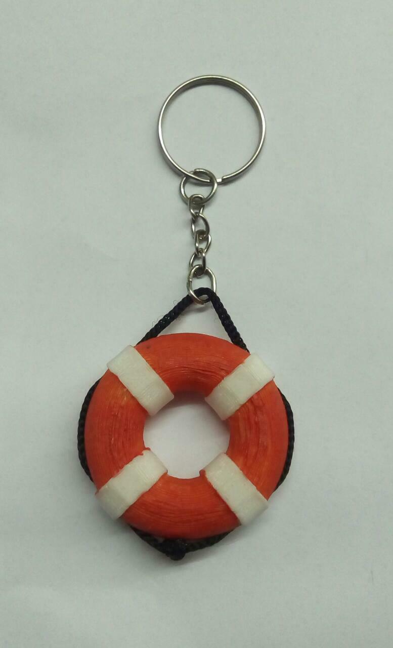 STL file KEYCHAIN LIFEGUARD THREAD - LLAVERO ROSCA SALVAVIDAS 🗝️ ・3D ...