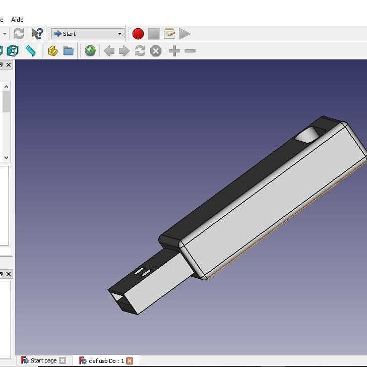 Arquivo grátis STL Detalle completo de la llave USB 💾 ・design para