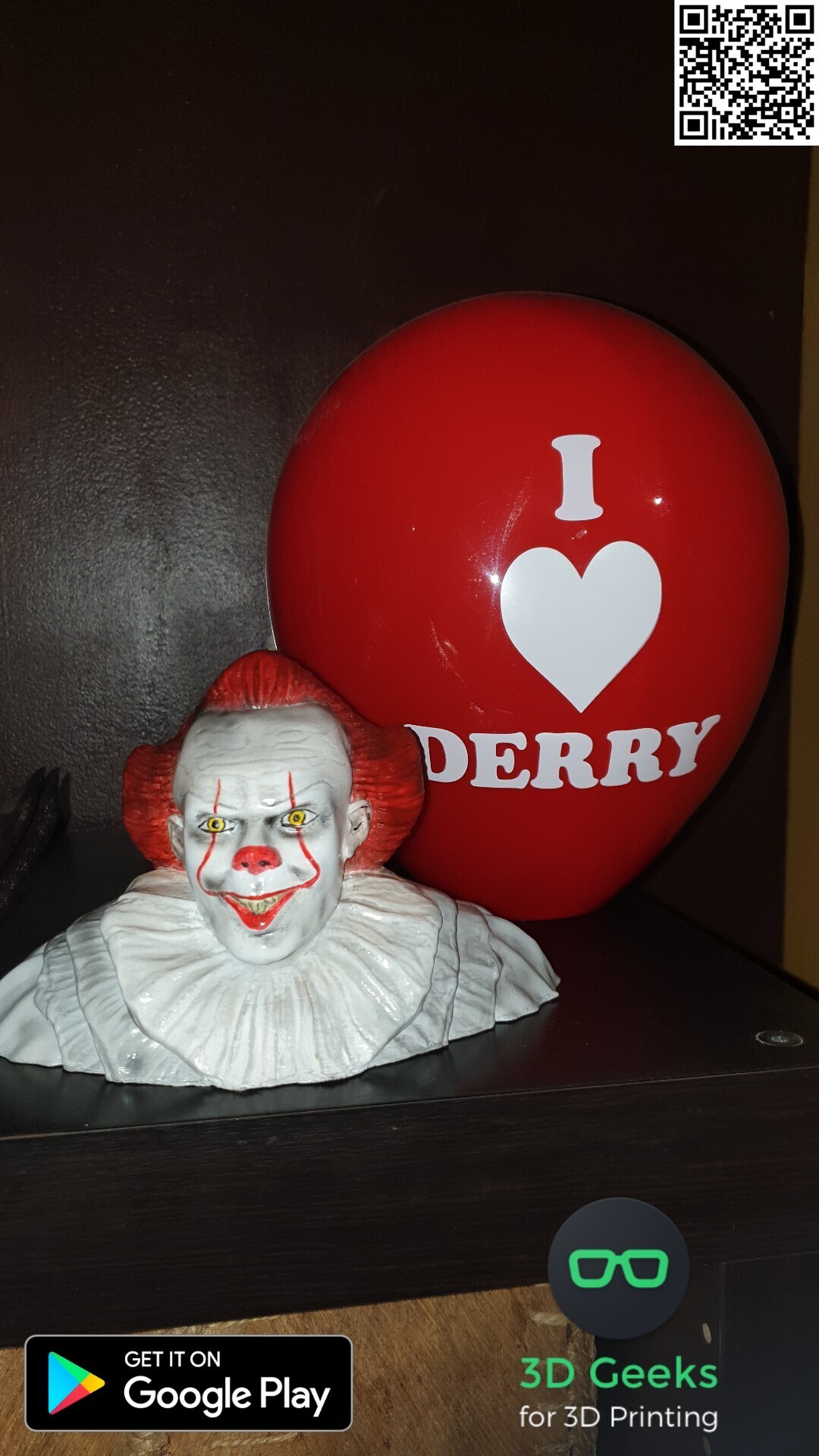 3D printed IT Pennywise night light・Cults