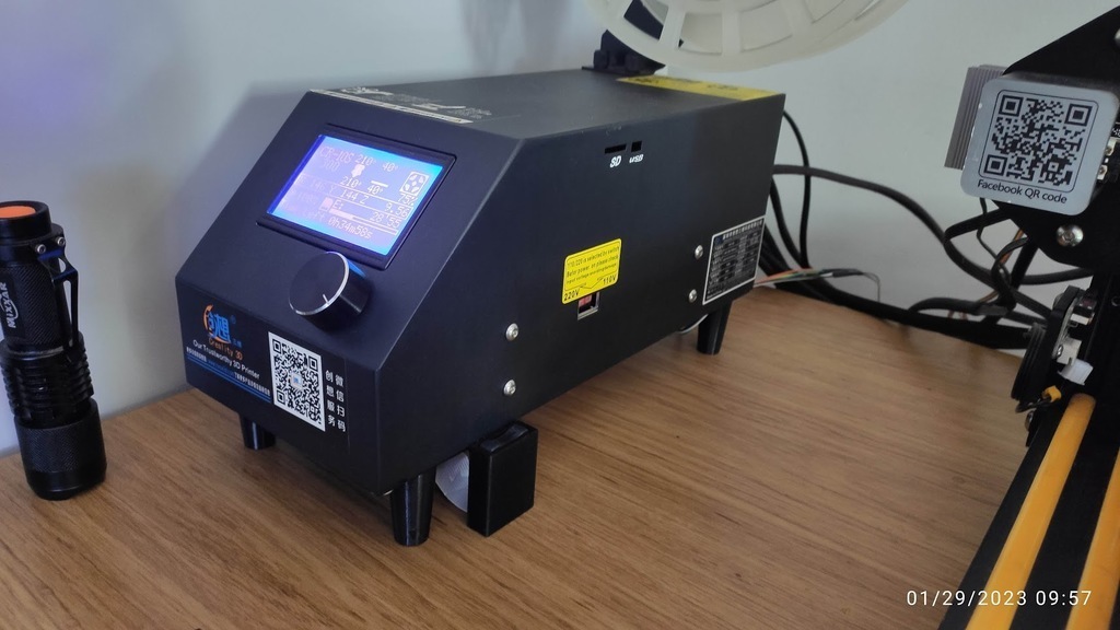 3D-Datei CR10 Control Box Feet mit SD-Karte kostenlos 🎛️ ・3D-Drucker ...