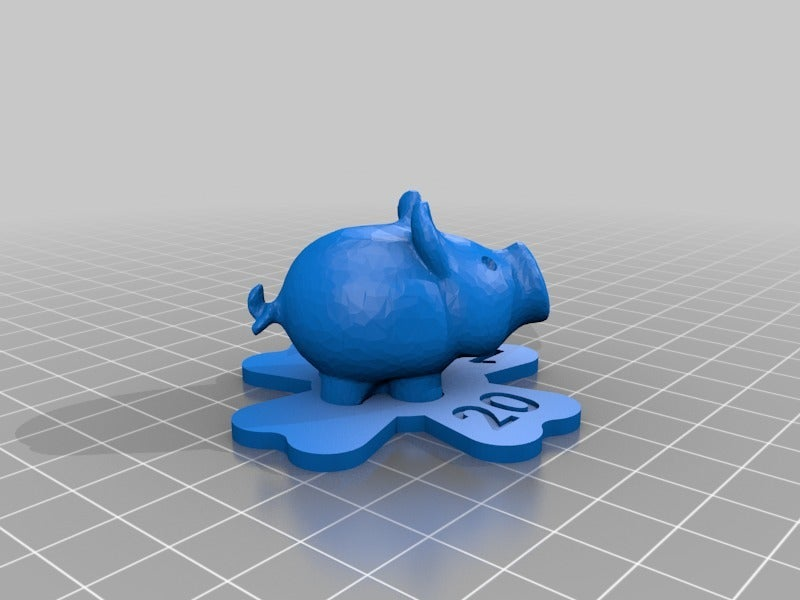 Free STL file Little lucky pig 2019 🐖 ・3D printable model to download・Cults