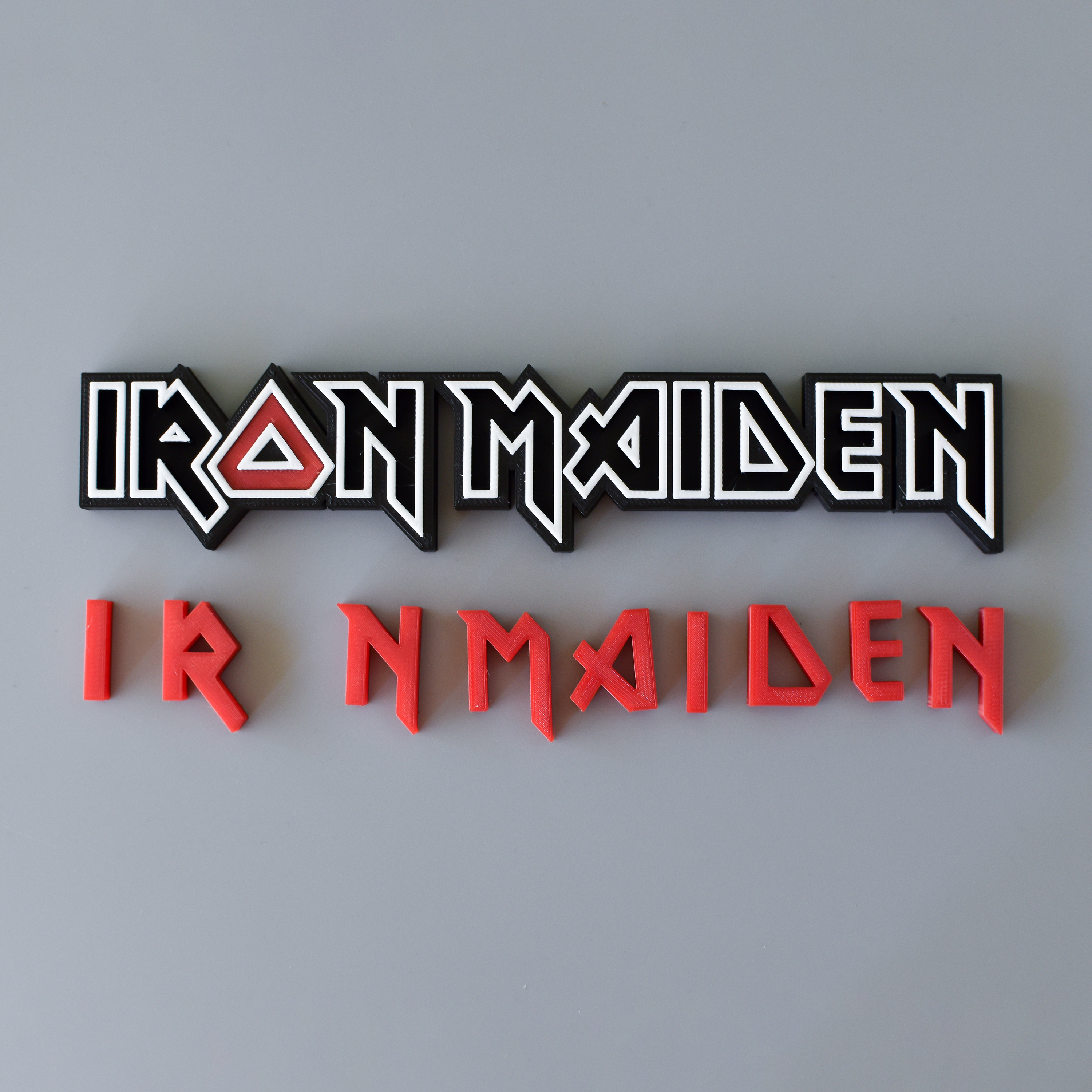 🎵 Iron Maiden modular Logo / Lettering・ STL File for ・Cults