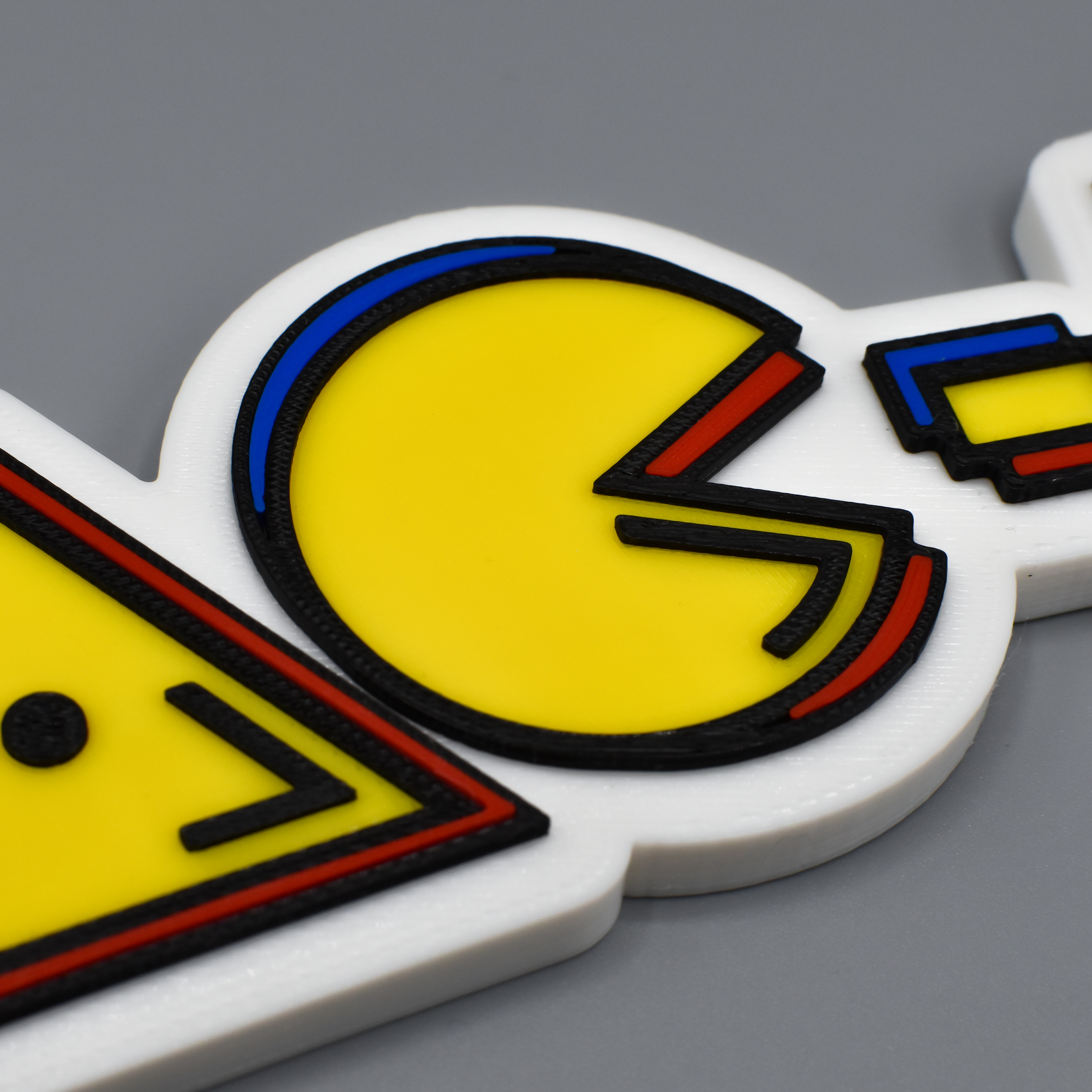 Monogram Pacman 👨 Pac Man Retro Arcade MODULAR MODULAR LOGO / LETTERING・ STL File for ...