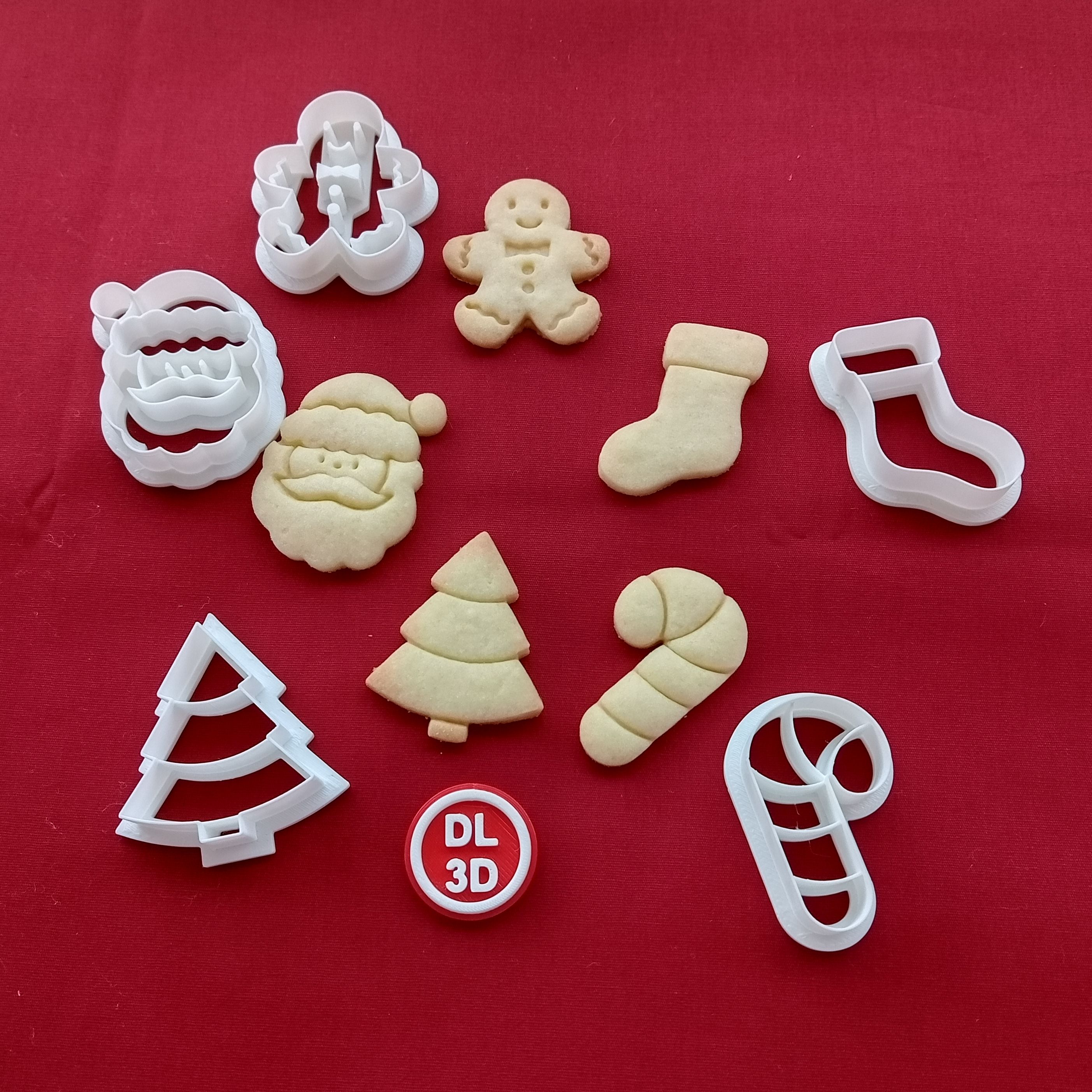 3D file Christmas Cookie Cutter Set - 10 models 🎄 ・3D printing model to ...
