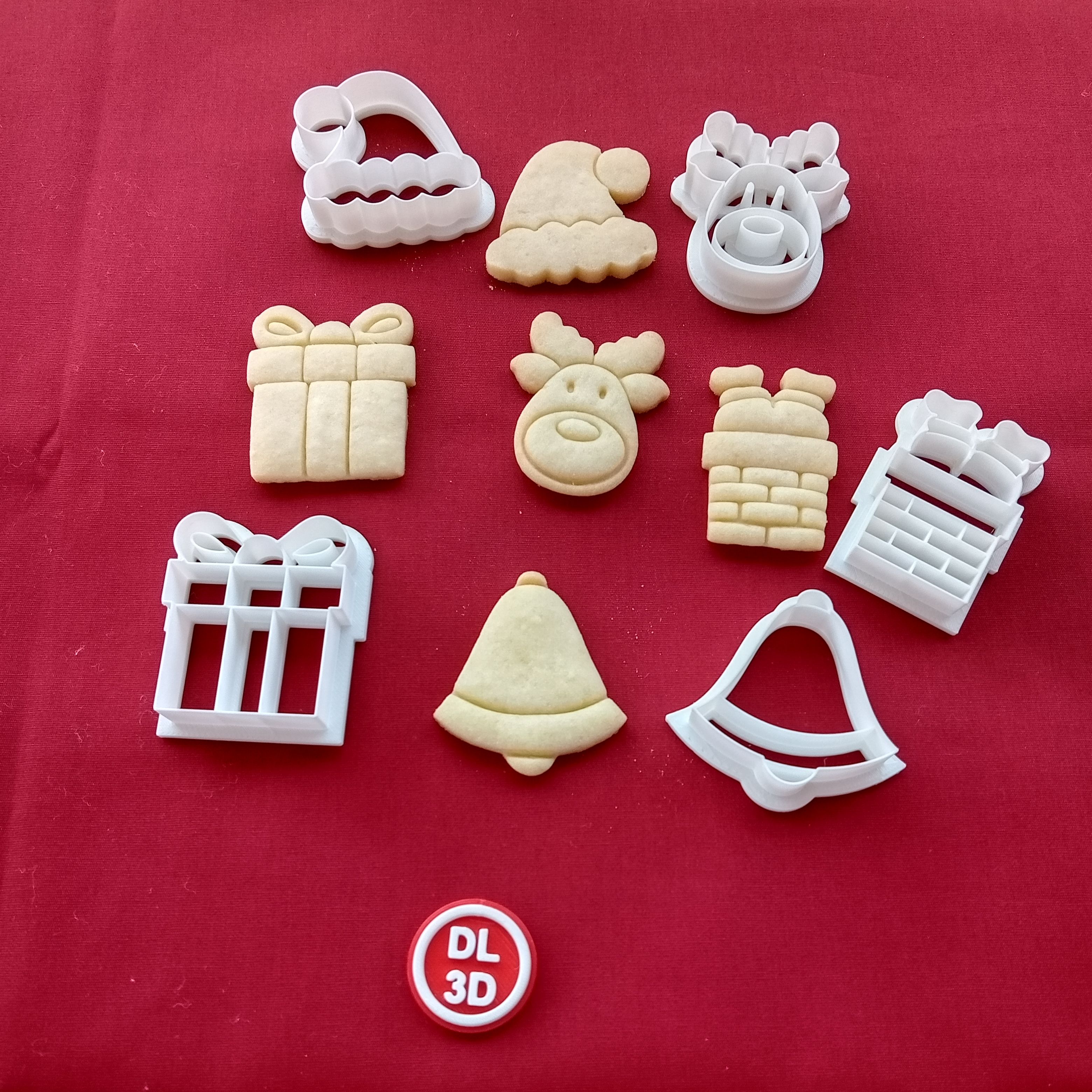 3D file Christmas Cookie Cutter Set - 10 models 🎄 ・3D printing model to ...