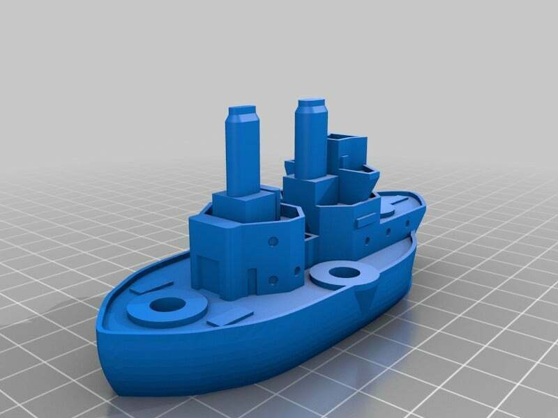 Free STL file HMS Dreadnought 🚢・3D printable model to download・Cults