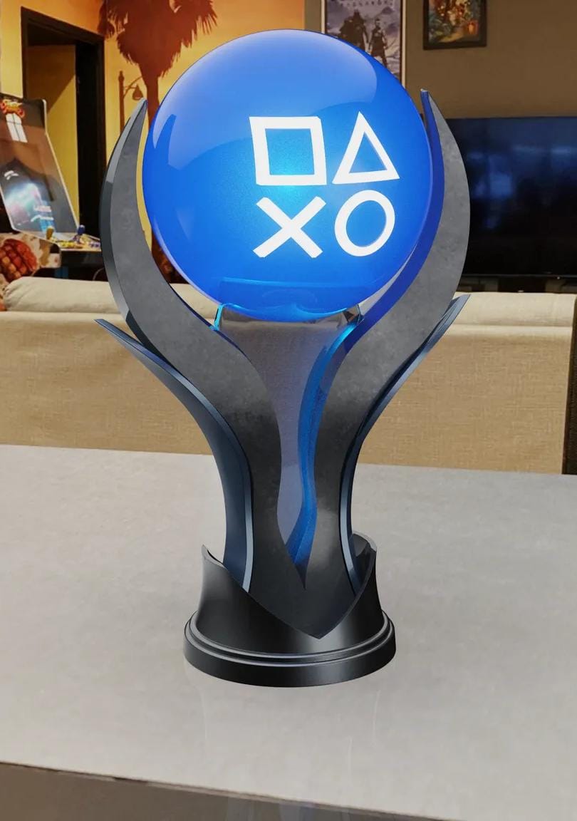 🏆 PS5プラチナトロフィー・ STL ファイル（用）・Cults