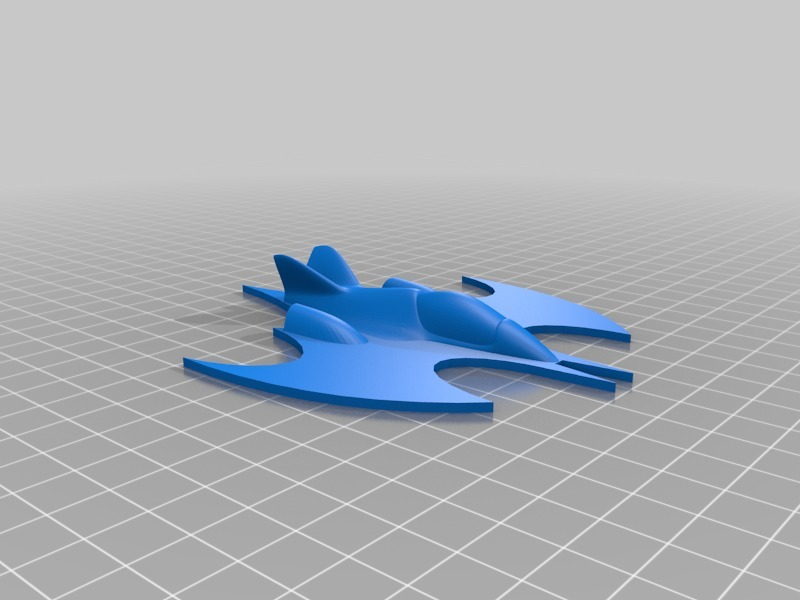Batjet Free 3D file The Batjet 🔋 ・3D printer model to download・Cults