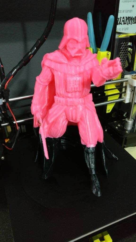 3DDruck Star Wars Darth Vader Vollfigur Low Poly Hi Poly in der Beschreibung・Cults