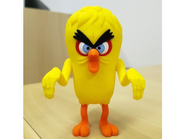 👹 Monster Tweety - multi-color・Free STL File for ・Cults