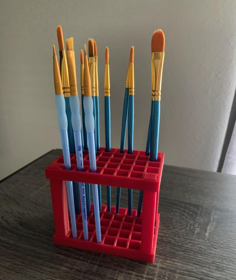 3D printable Paint brush holder -narrow legs・Cults
