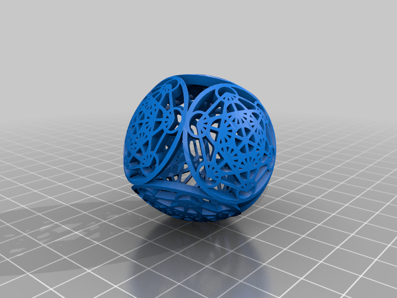 Free 3D file Sacred Geometry Ornament 🏠 ・3D printing design to download