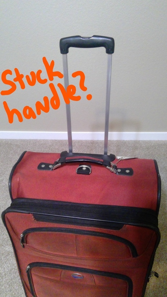 Free 3D file Broken Telescoping Luggage Handle Fix 🧳 ・3D printing idea