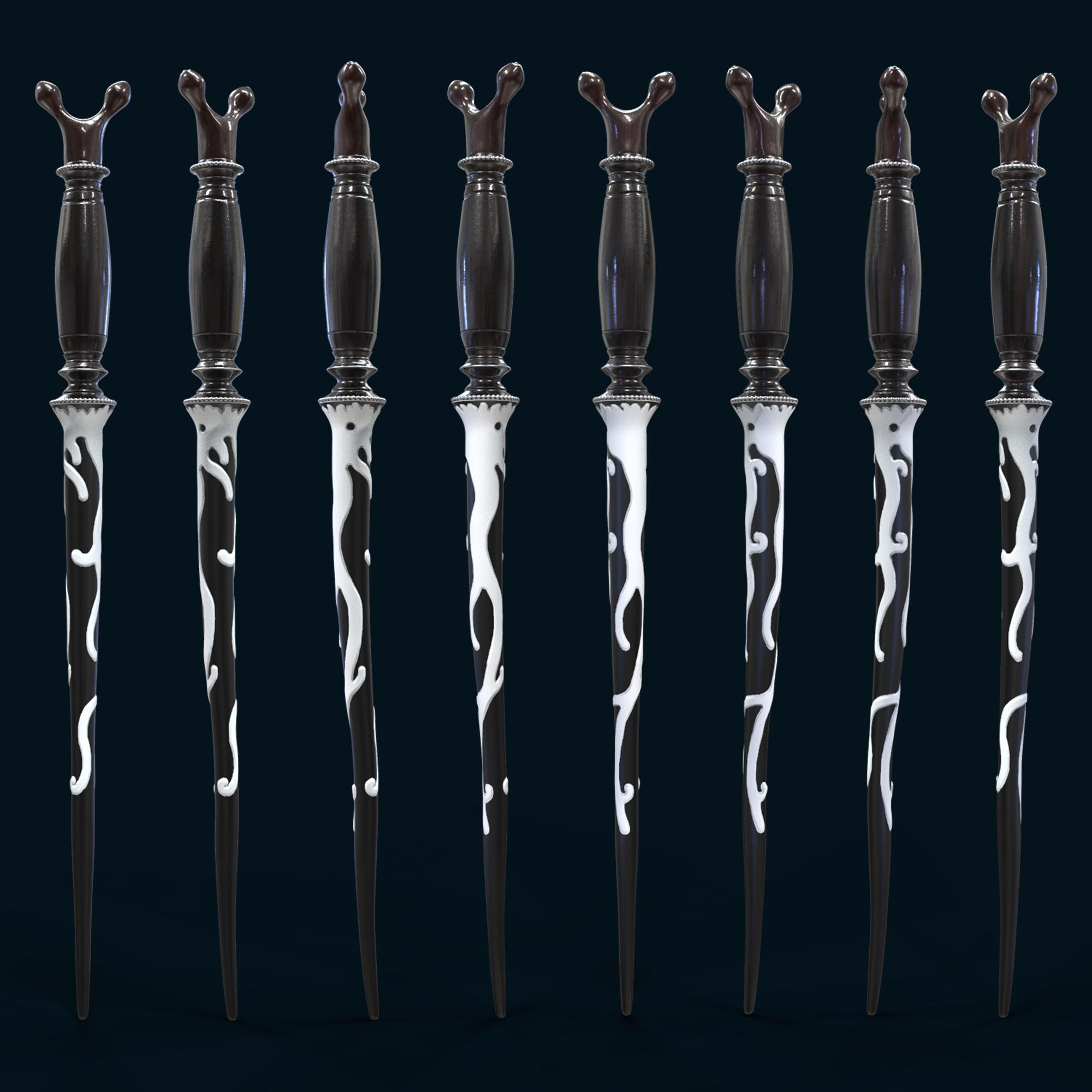 👾 Professor Horace Slughorn Wand Harry Potter・ STL File for ・Cults