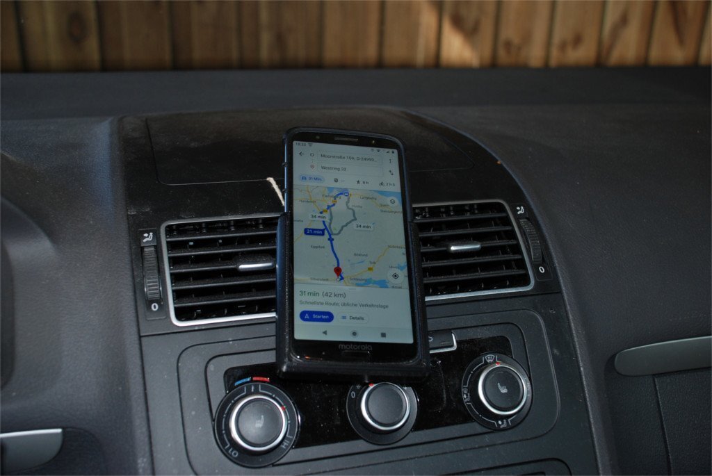 Stl Car Android Screen Cover Free STL file simple smartphone holder for the car (customizable) đ± ...