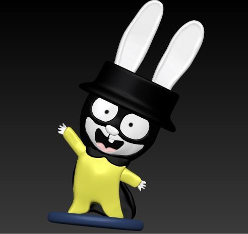 Fichier STL simon lapin Gaspar 👽・Modèle à télécharger et à imprimer en ...