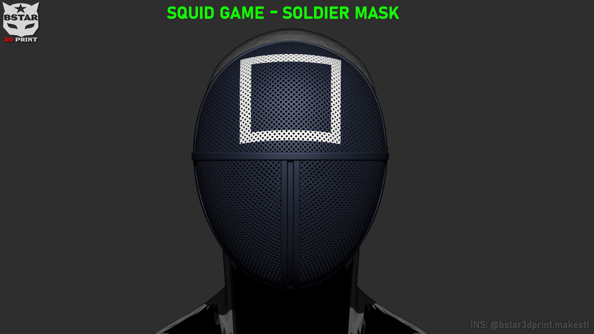 Squid Games Solider Mask 3個 Squid Games Solider Mask 3個 Squid Game - FULL Soldier Mask
