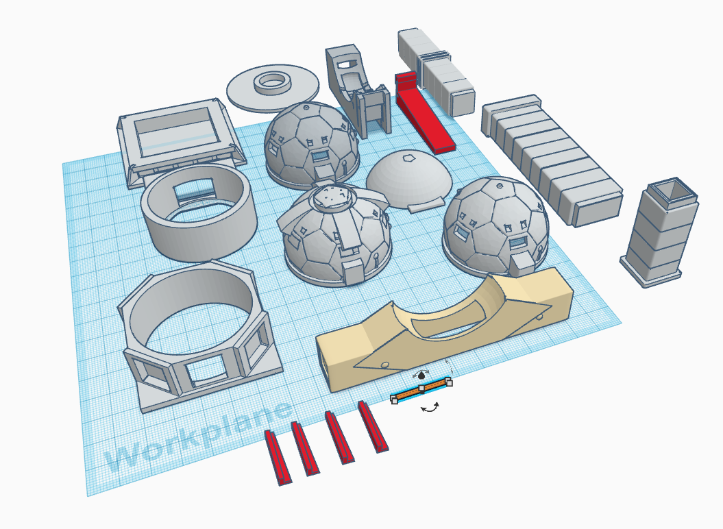 STL file ufo moonbase gerry anderson tv 🛸 ・Model to download and 3D print・Cults