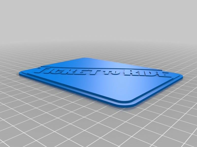 Free STL file Ticket to Ride Card Case 🎫・3D printing model to download ...