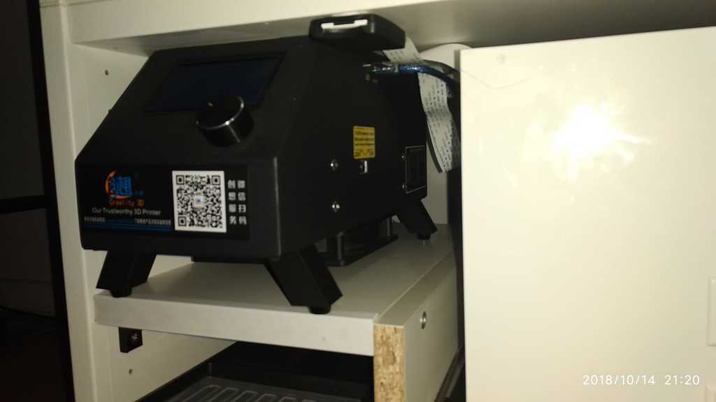 3D print CR10 Control Box Fan Mod with feets 120mm・Cults