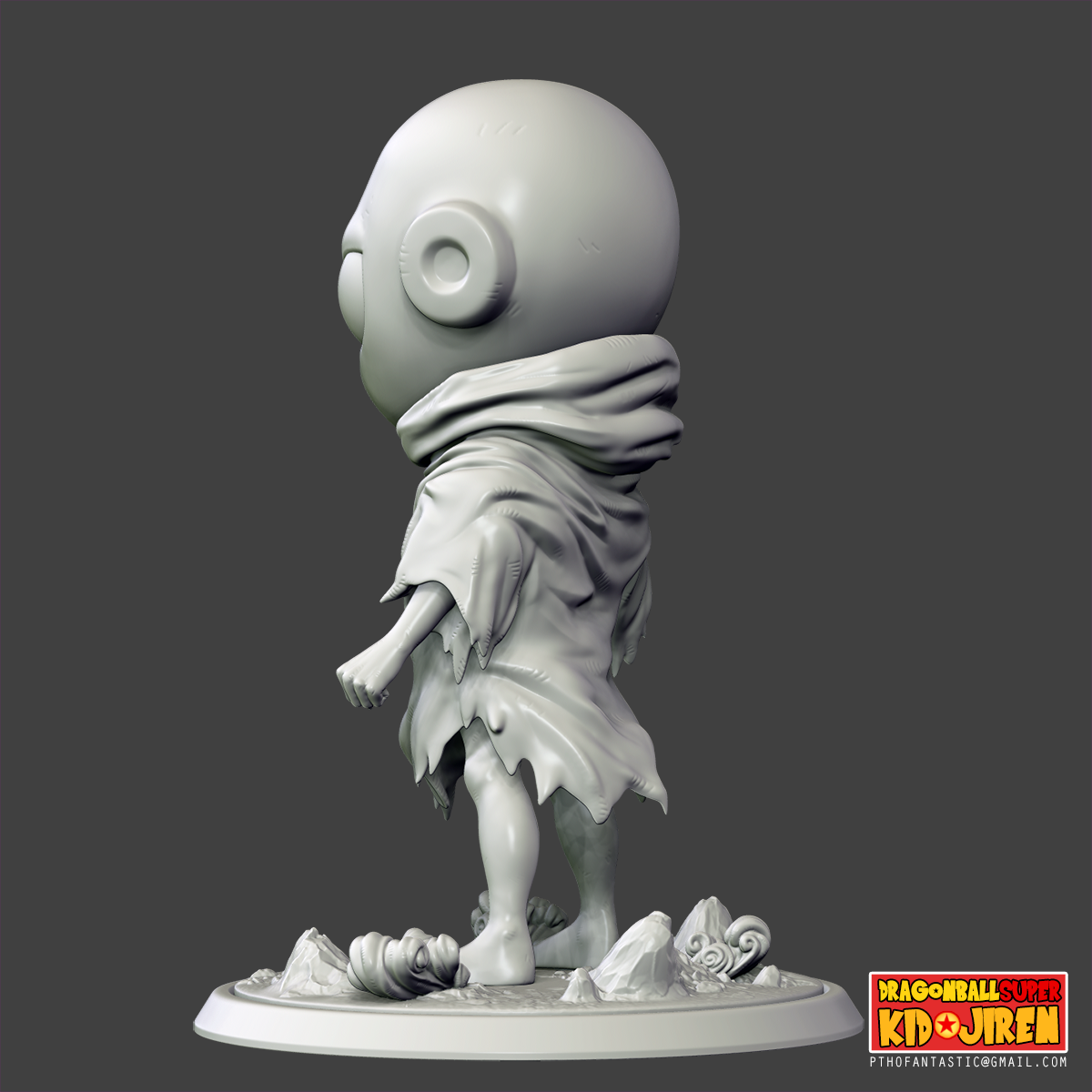 📁 Kid Jiren Printable Stl File - Dragon Ball Super・ 3D File for ・Cults