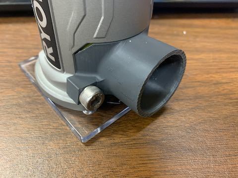 Free STL file Dust Port, Front Cover and Base for Ryobi and Ridgid Trim ...
