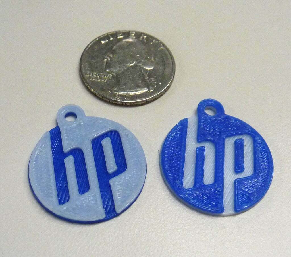 Free STL file HP key chain give-away 🔑 ・3D printing design to download ...