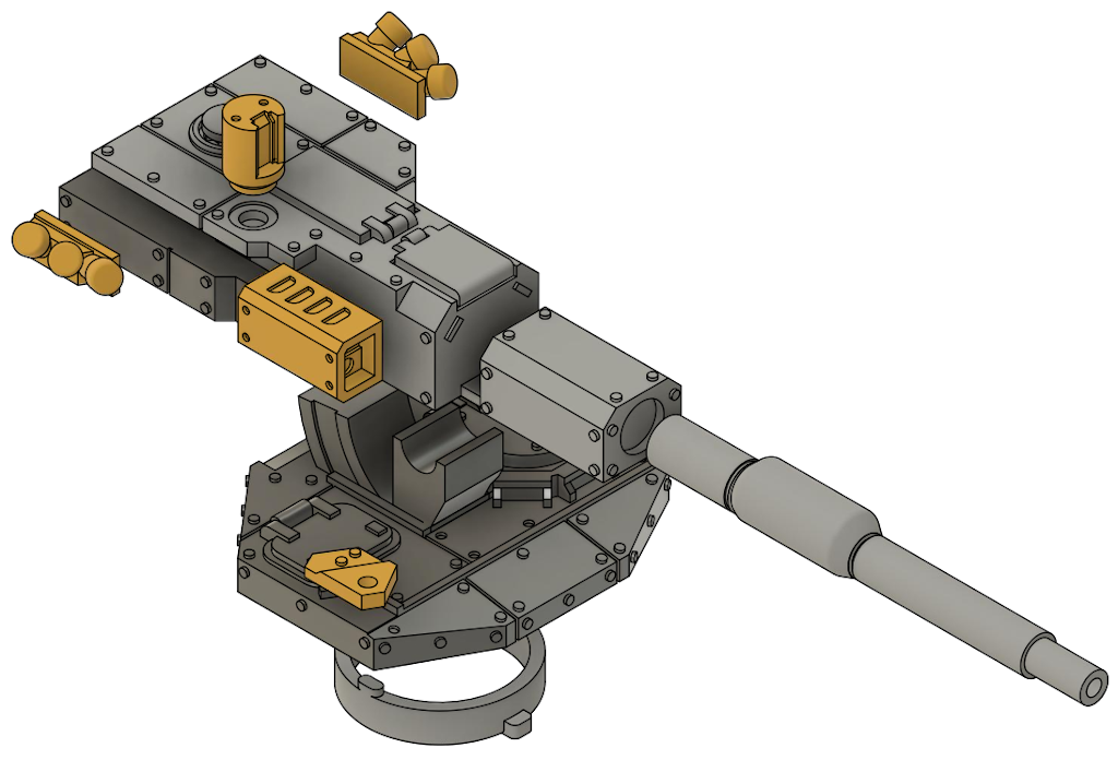 Turret Size 🚚 Extra Turrets - 28mm・ 3D File for ・Cults