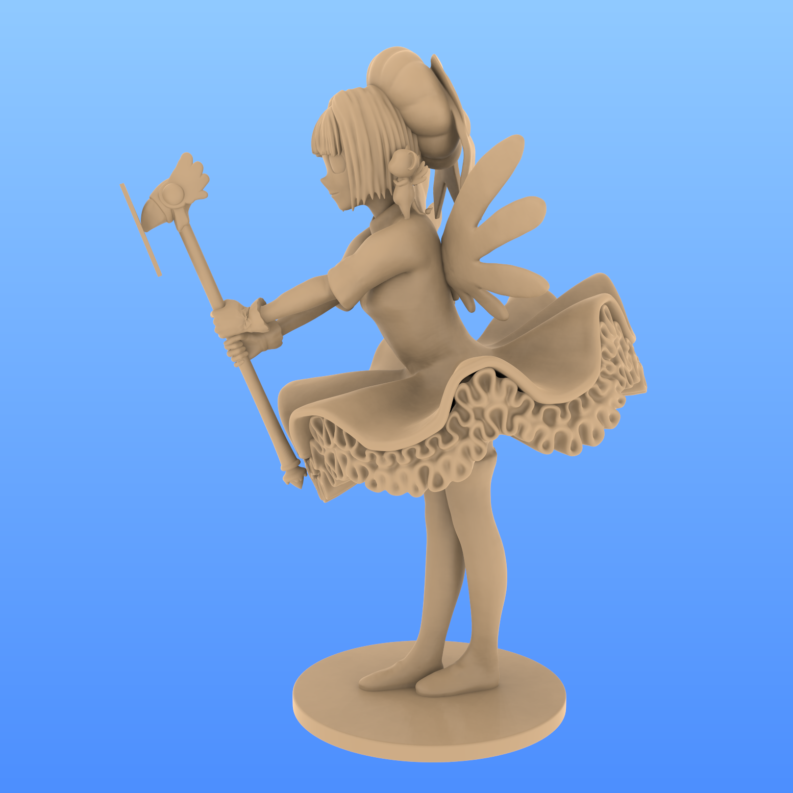 さくら3Dスト 👧 Cardcaptor Sakura - カードキャプターさくら・Arquivo 3MF para