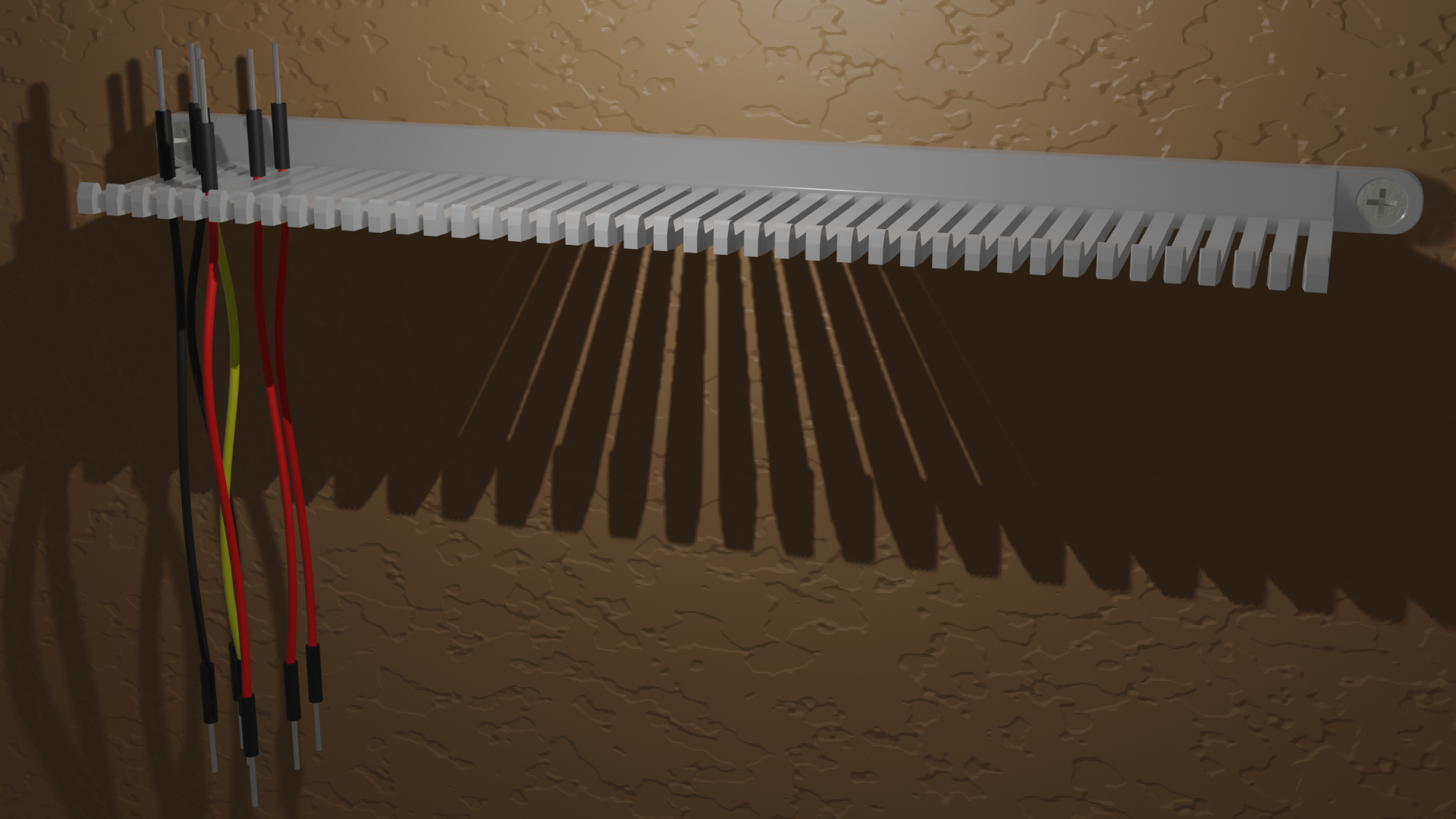 🔌 Jumper wire rack v3・Free STL File for ・Cults