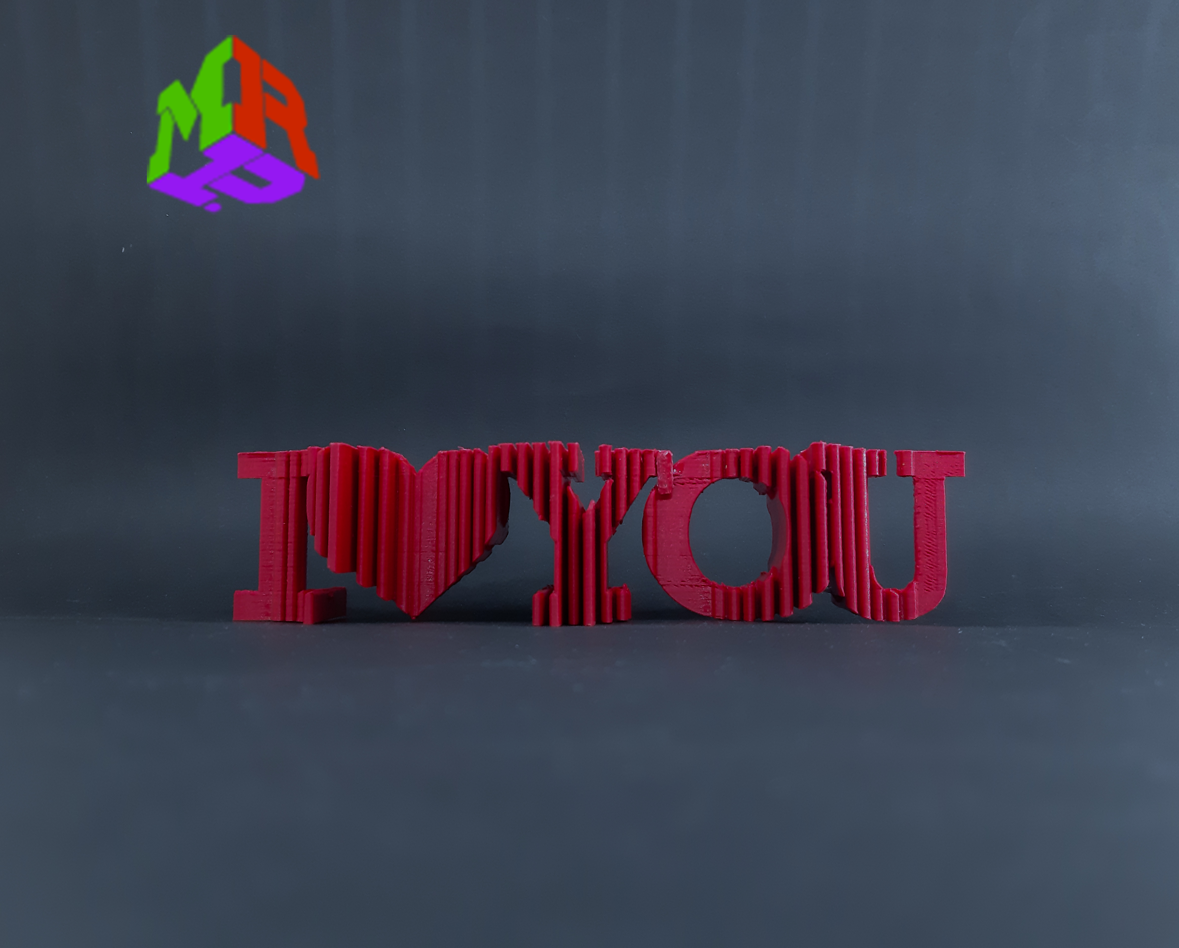 ❤️‍🔥 Text Flip - I Love You x Soundwave・ STL File for