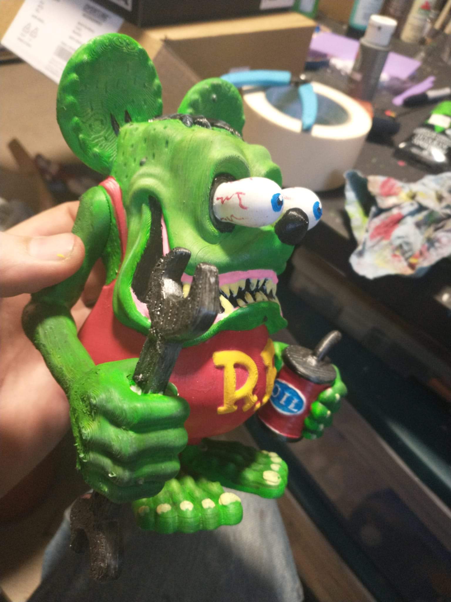 3D printable RAT FINK・Cults