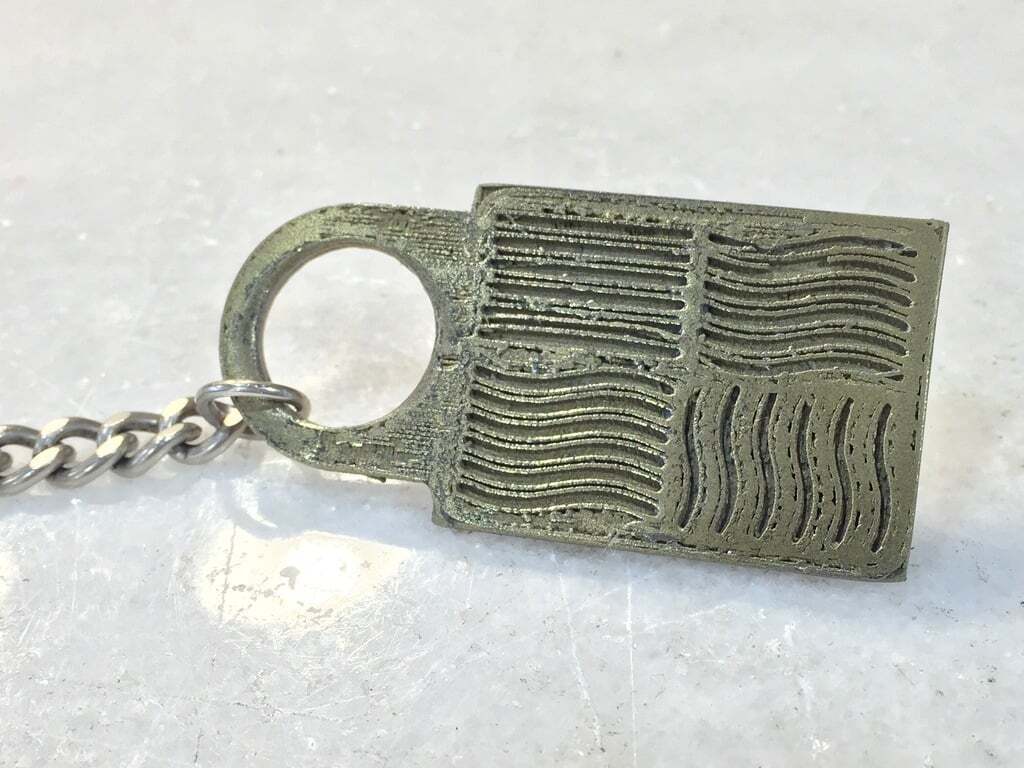 3D printed The Fifth Element Four Elements Key FOB・Cults