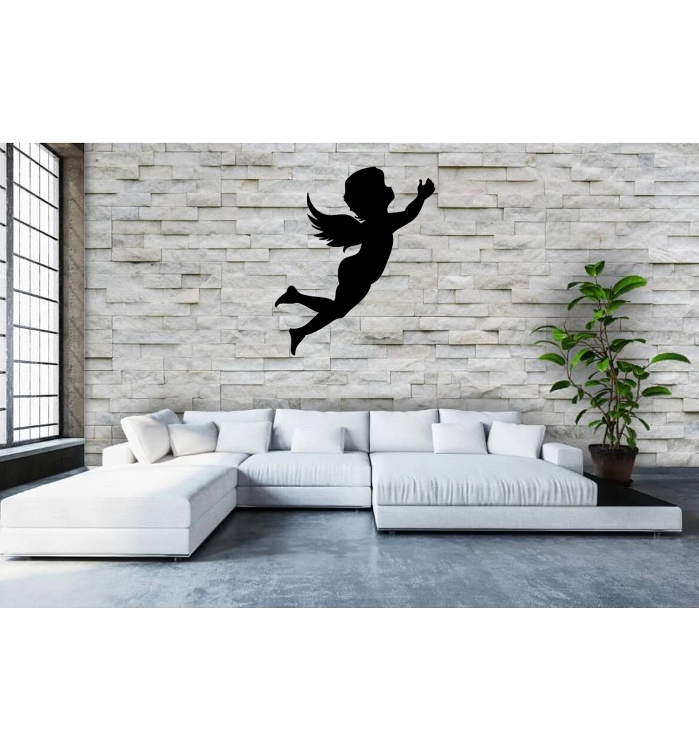 Free STL file ANGEL WALL SCULPTURE 2D 👼 ・3D printer design to download ...