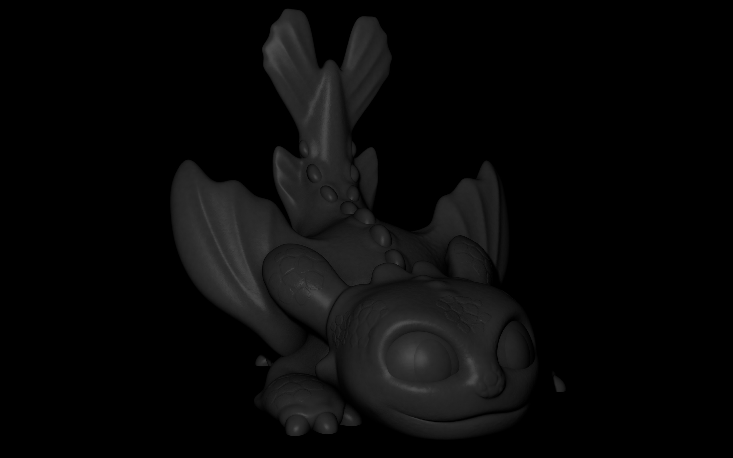 🐉 Night Light Ruffrunner (Easy print no support)・ STL File for 3D ...
