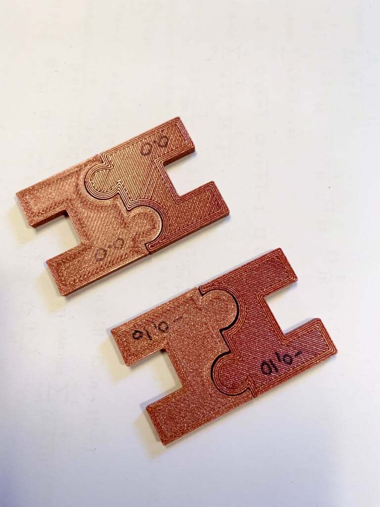 Interlocking calibration clips - Curves and straights