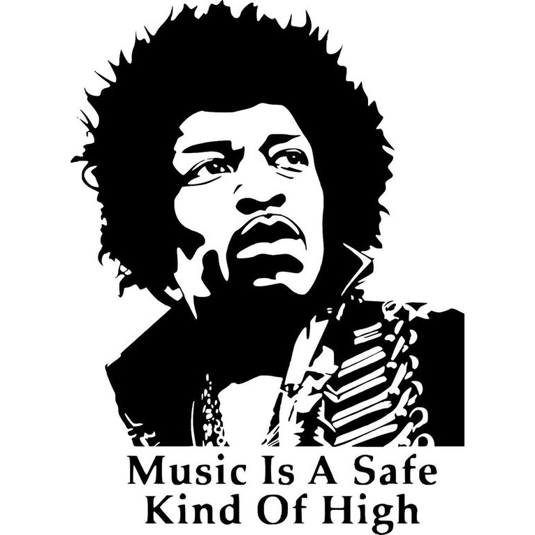 🪨 Jimi Hendrix・Free STL File for ・Cults