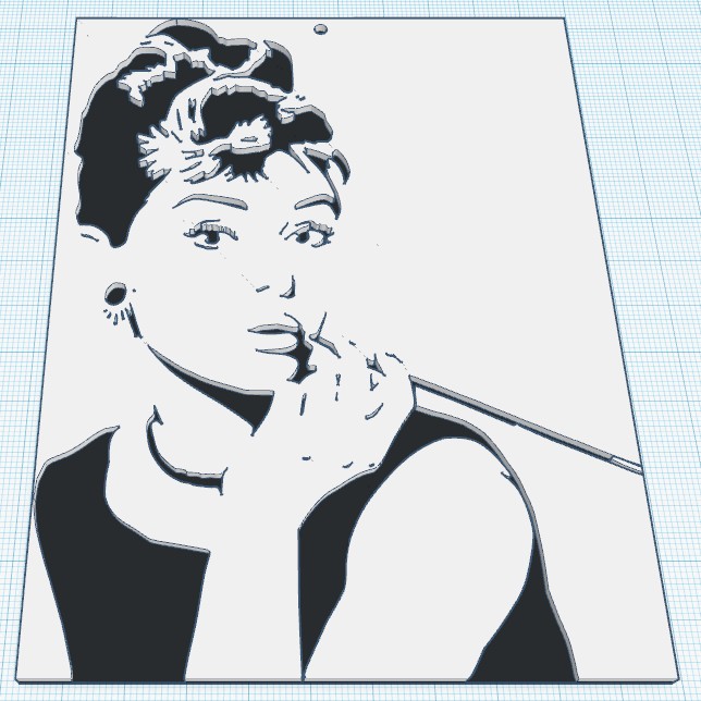 free-stl-file-audrey-hepburn-3d-printable-model-to-download-cults