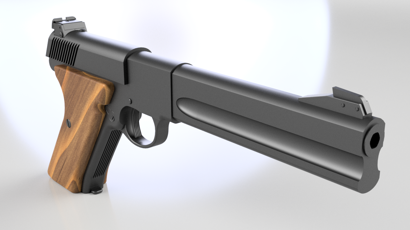 🥈 Colt Woodsman Match Target 2nd Series・ STL File for ・Cults