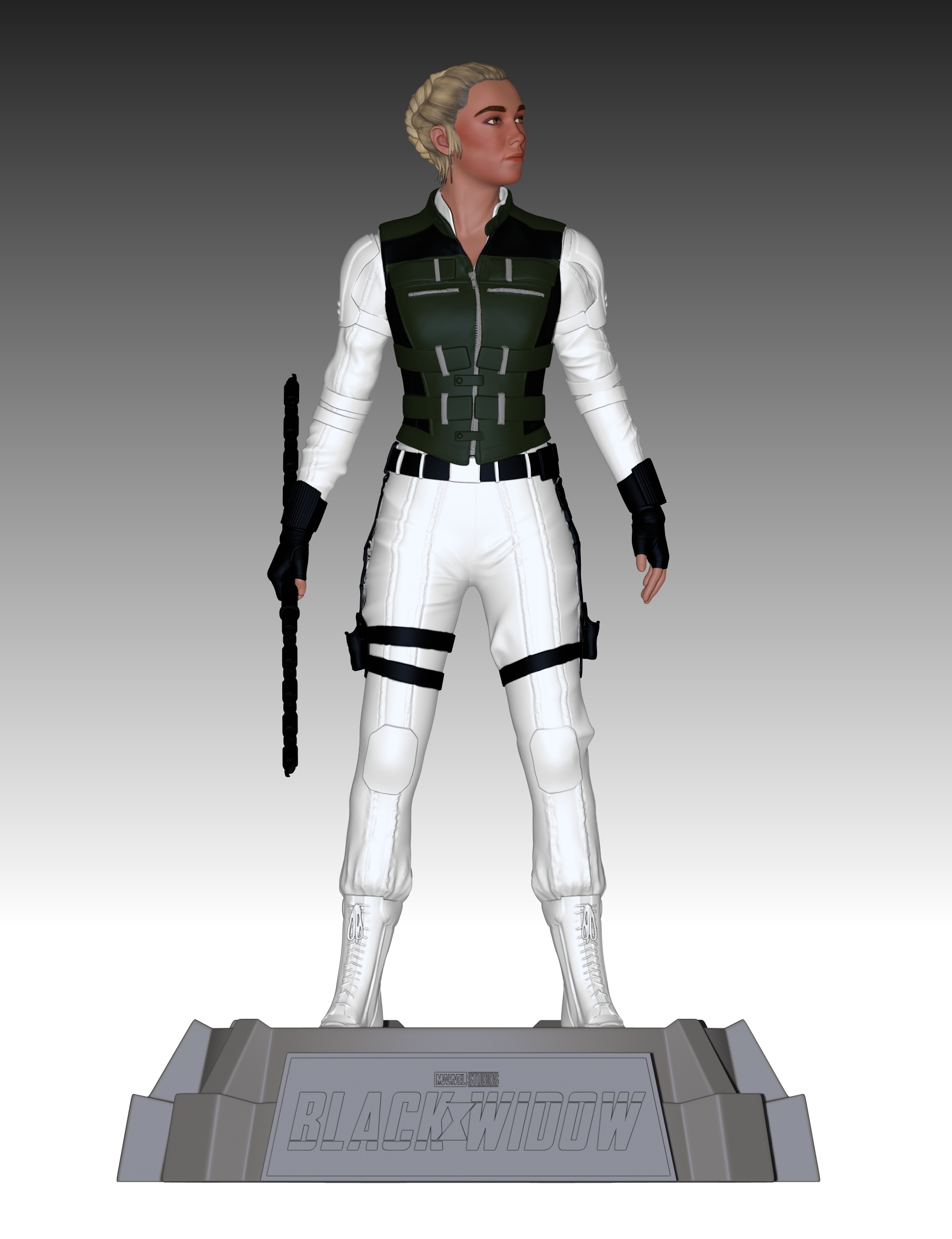 STL file Black Widow - Yelena Belova 3D print model 🎬 (OBJ)・3D print ...