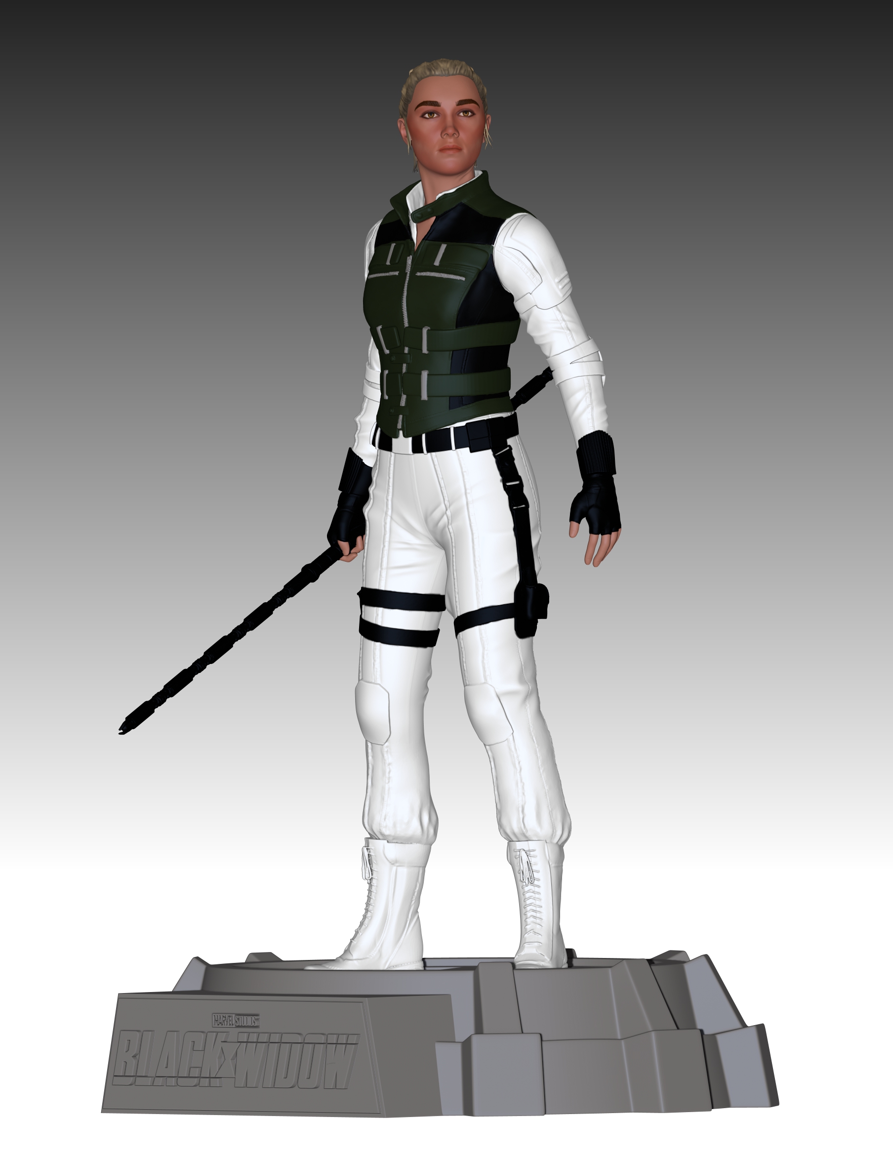 STL file Black Widow - Yelena Belova 3D print model 🎬 (OBJ)・3D print ...