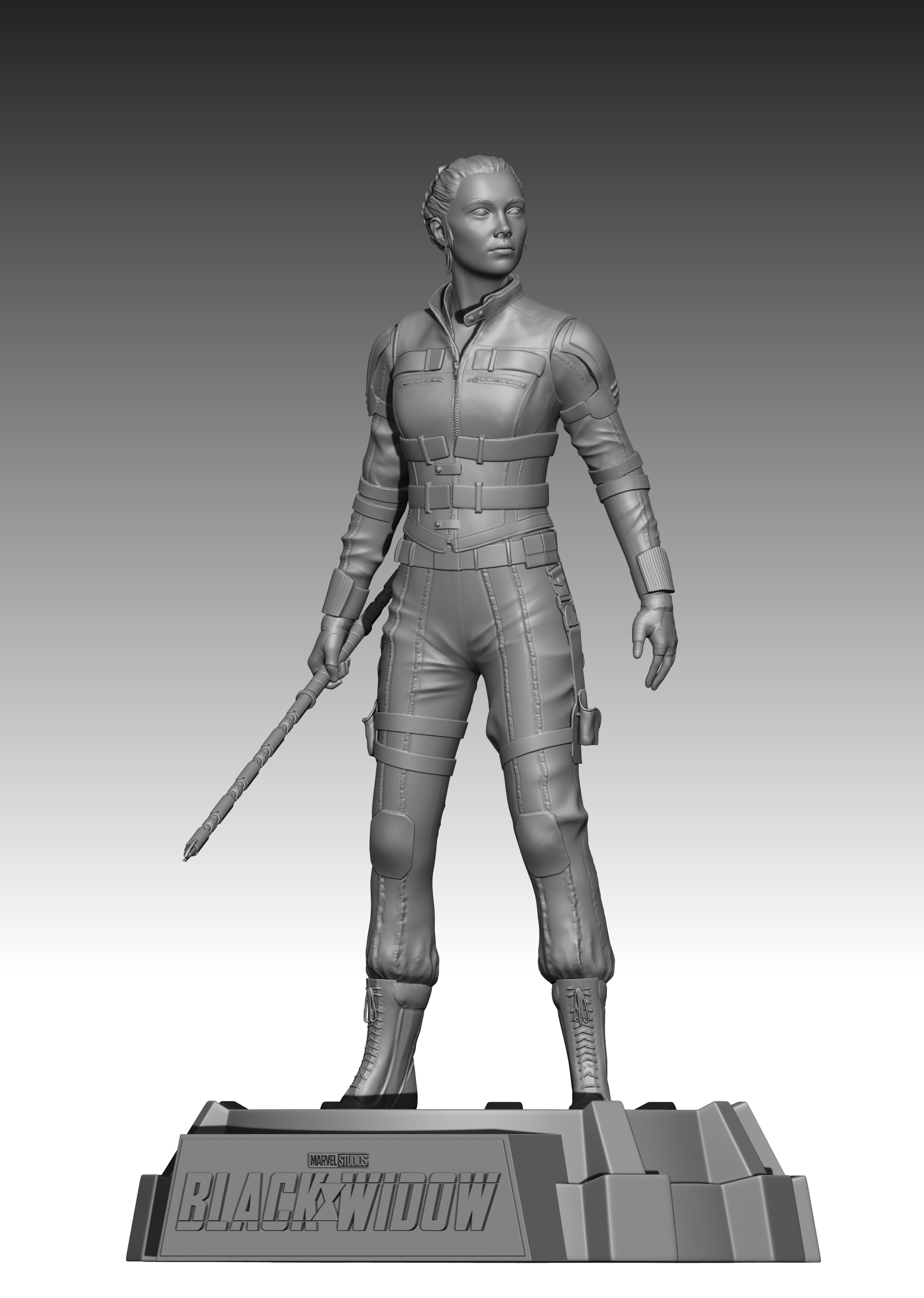 STL file Black Widow - Yelena Belova 3D print model 🎬 (OBJ)・3D print ...
