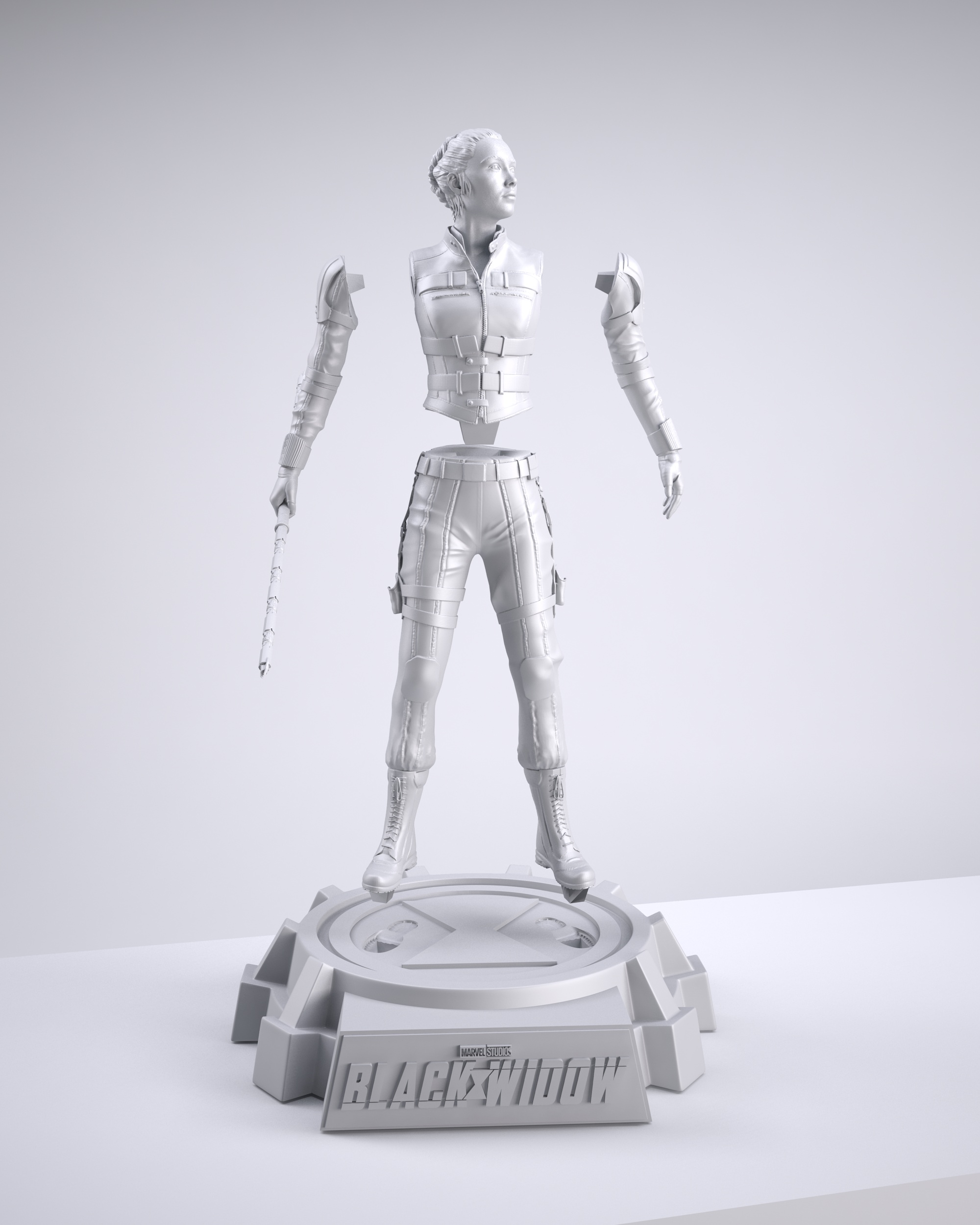 STL file Black Widow - Yelena Belova 3D print model 🎬 (OBJ)・3D print ...