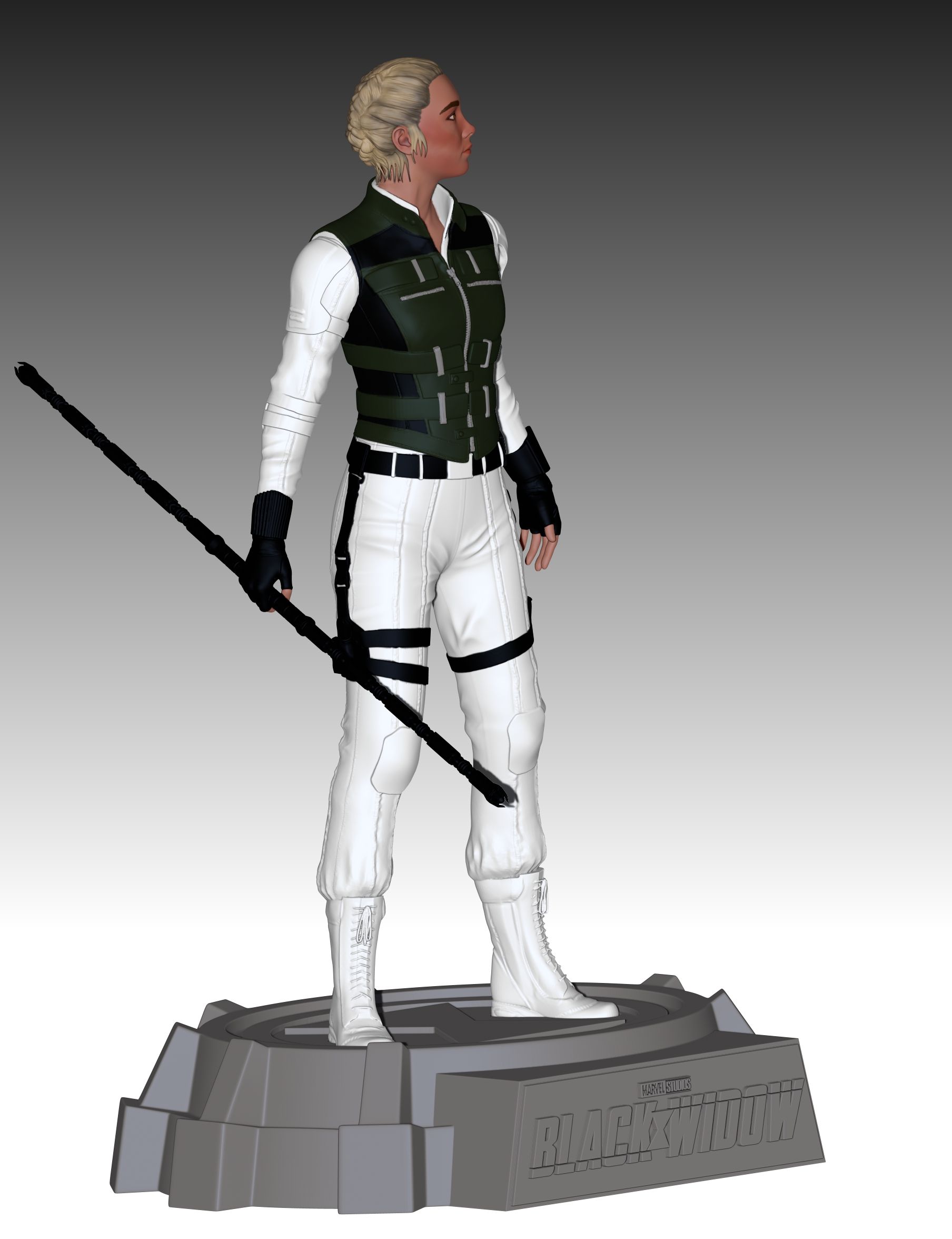 STL file Black Widow - Yelena Belova 3D print model 🎬 (OBJ)・3D print ...