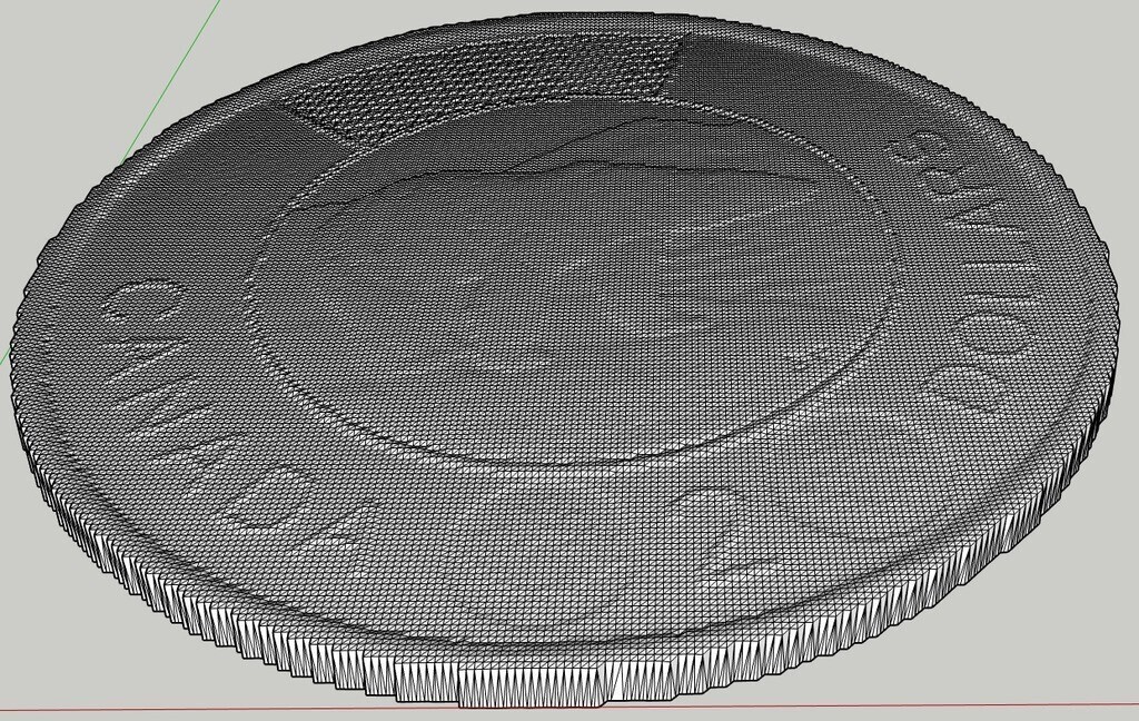 2 Color Coin Stl File đ” 2 Dollar coină»Free STL File for ă»Cults